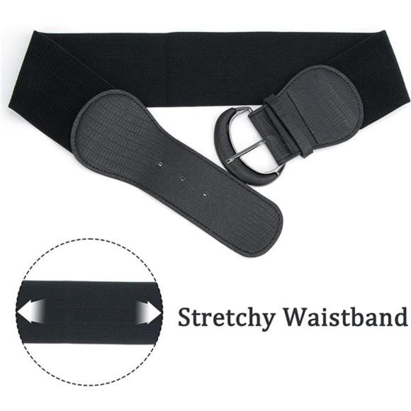 Womens Corset Belt Lace-up Cinch Belt Tied Corset Elastic Waist Belt